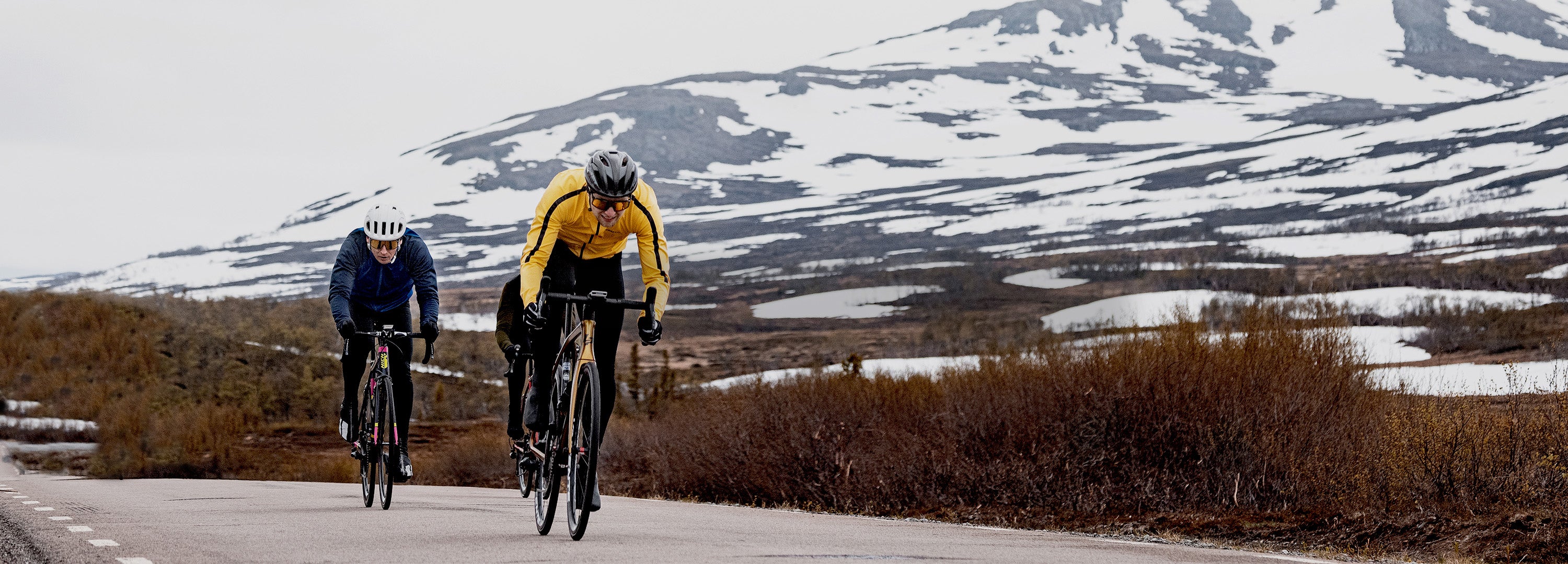 RedWhite Apparel Men's Long Distance Winter Cycling Bib Tights