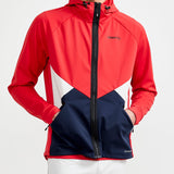 CORE Glide Hood Jacket M-Lychee/BleuBleu foncé