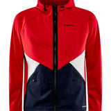CORE Glide Hood Jacket M-Lychee/BleuBleu foncé