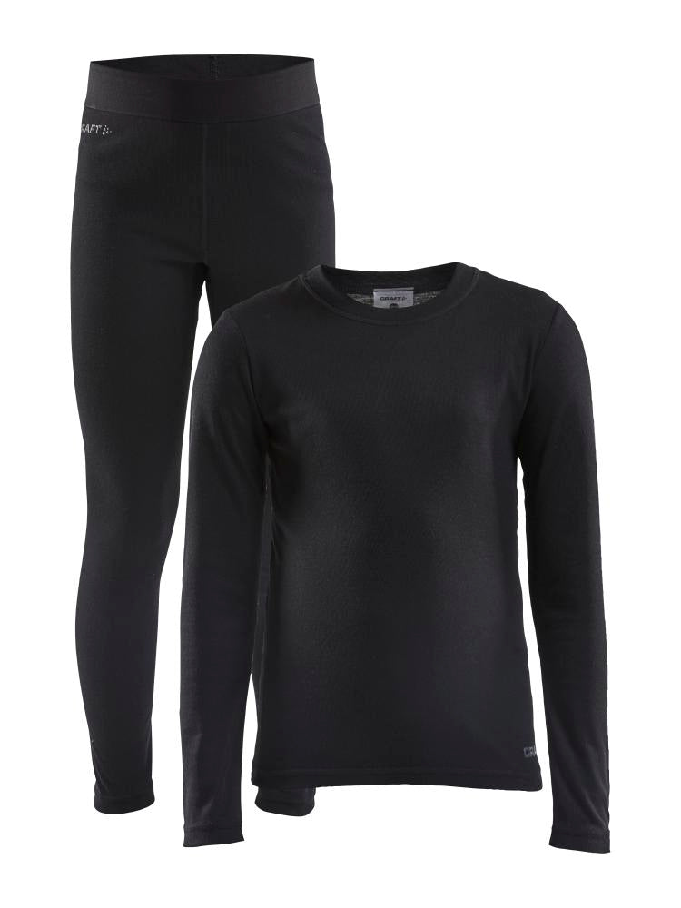 CORE Warm Baselayer Set Jr-Black