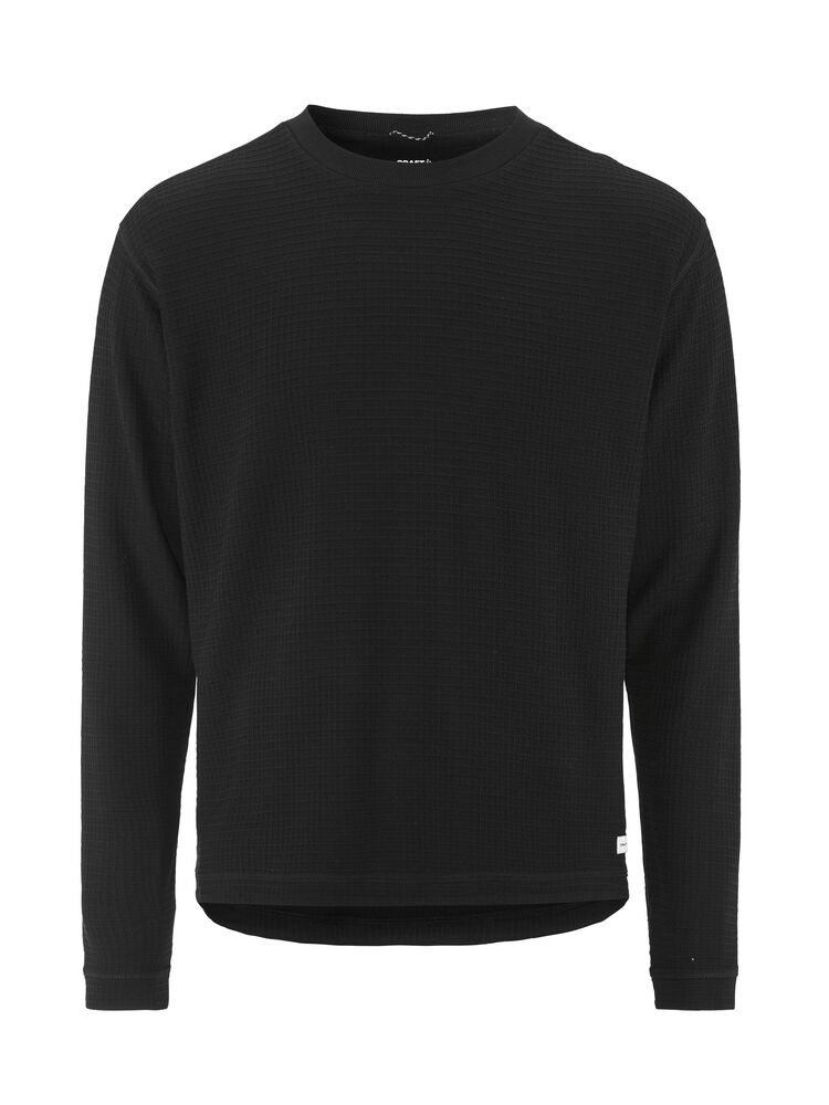 Wool Waffle RN M-Black