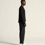 Wool Waffle RN M-Black
