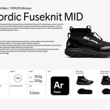 Nordic Fuseknit Hydro Mid M-Noir/Noir