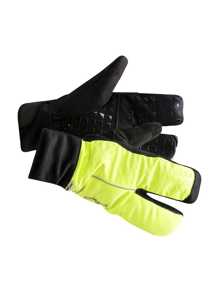 Craft Siberian 2.0 Split Finger Gloves - XS - Flumino-Black