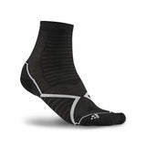 Chaussette chaude Wool Run-Noir/Blanc