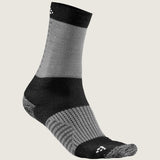 Chaussette d'entraînement XC-Noir/Gris foncé mélangé