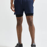 ADV Essence Short 2-en-1 Stretch M-BleuBleu foncé