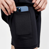 ADV Essence Short 2-en-1 Stretch M-Noir