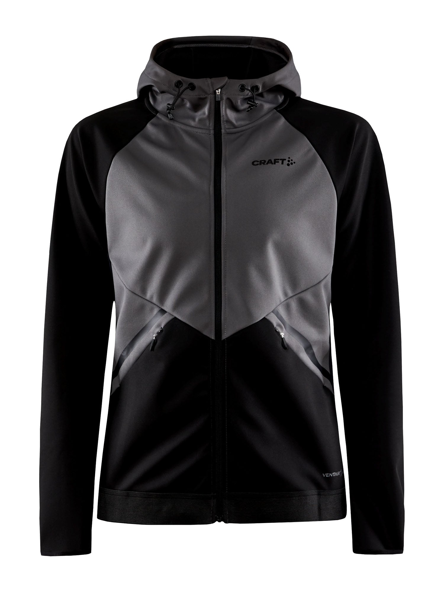 CORE Glide Hood Jacket W-Black/Granite