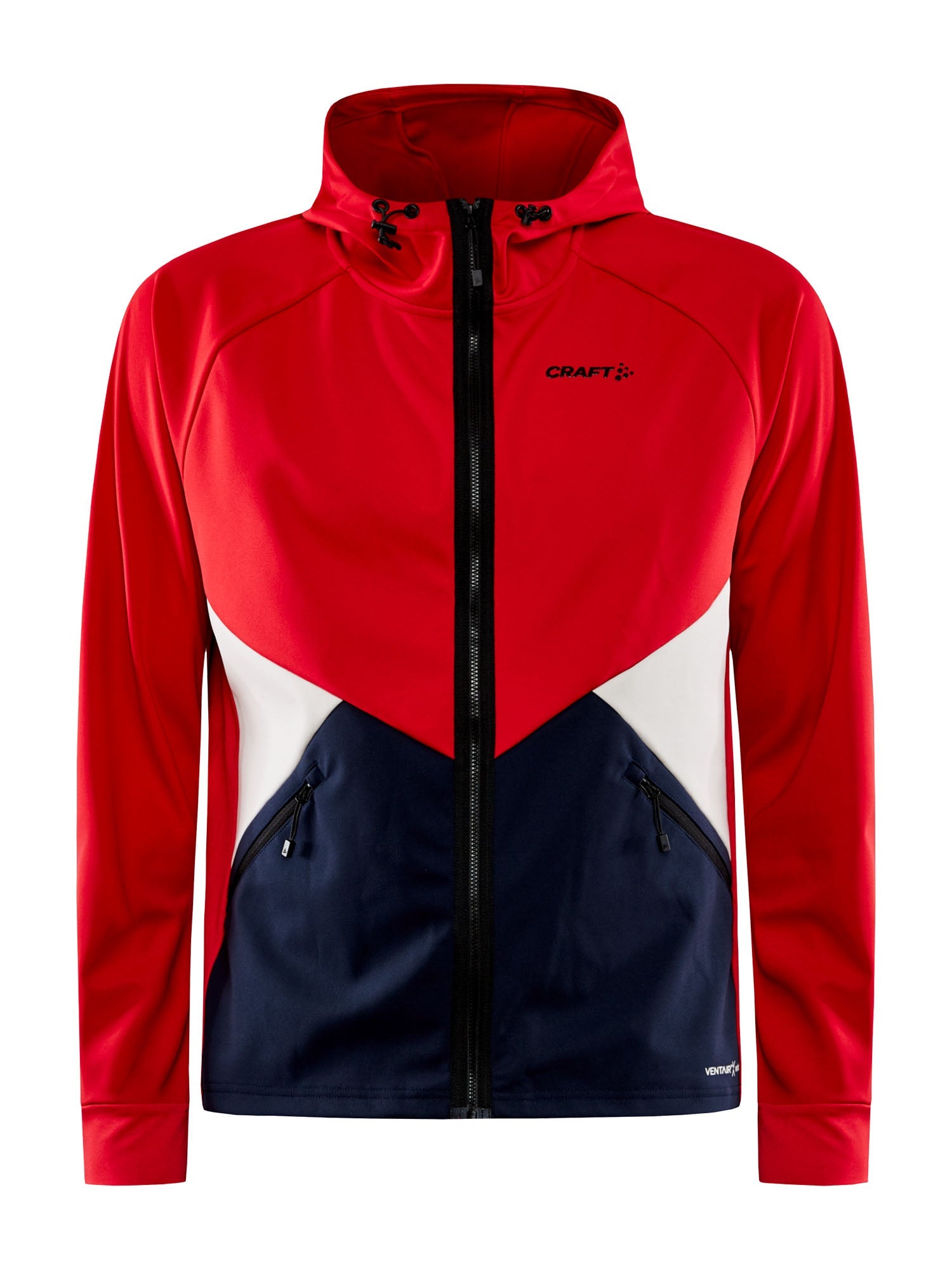 CORE Glide Hood Jacket M-Lychee/BleuBleu foncé