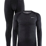 CORE Wool Merino Set M-Black Melange