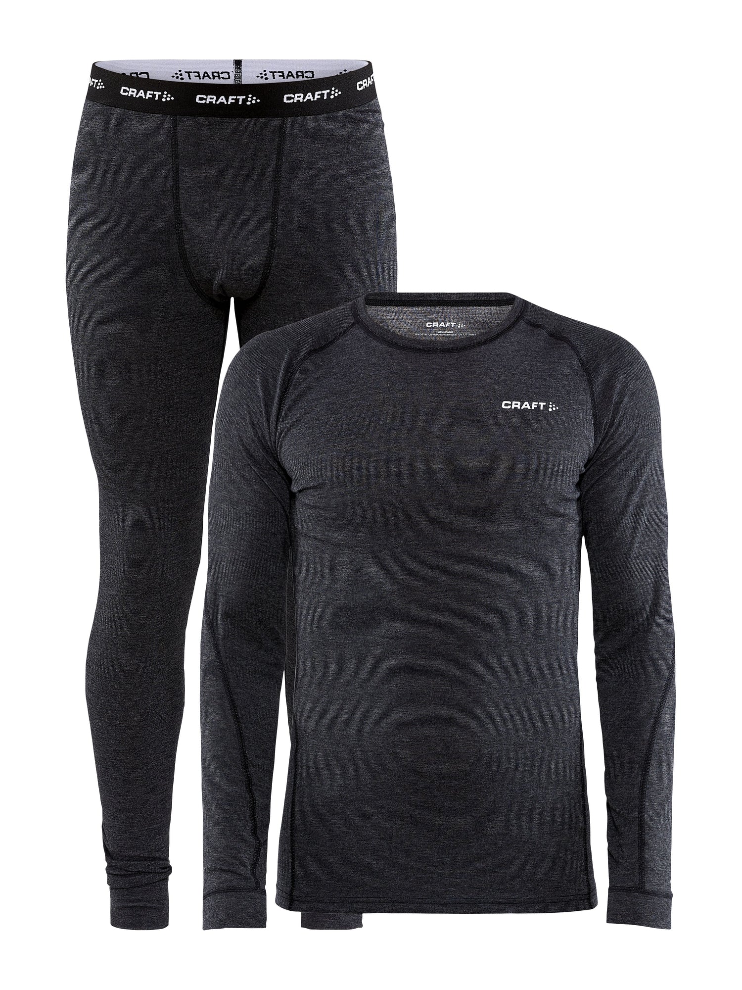 CORE Wool Merino Set M-Black Melange