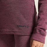 CORE Wool Merino Set Jr-Rouge Melange