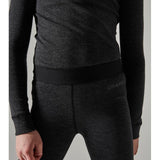 CORE Wool Merino Set Jr-Black Melange