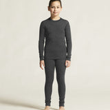 CORE Wool Merino Set Jr-Black Melange