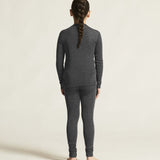 CORE Wool Merino Set Jr-Black Melange