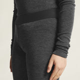 CORE Wool Merino Set Jr-Black Melange