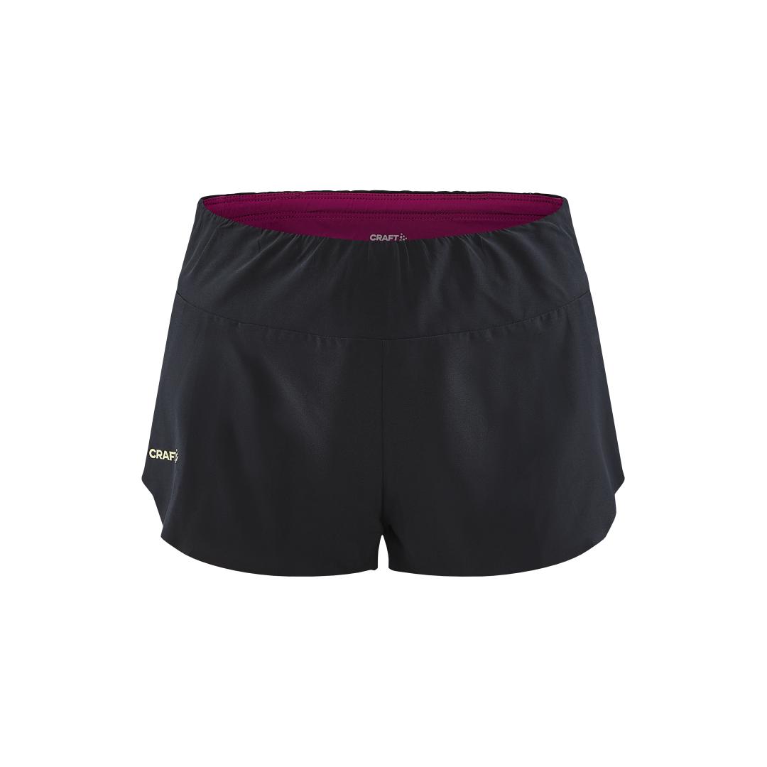 PRO Hypervent Split Shorts W-Black/Roxo