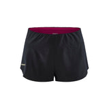 PRO Hypervent Split Shorts W-Black/Roxo
