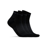 Chaussette CORE Dry Mid 3-Pack-Noir