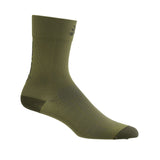 Chaussette de vélo CORE Endure - Vert forêt/jaune