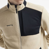 ADV Explore Pile Fleece Jacket M-Ecru/Black