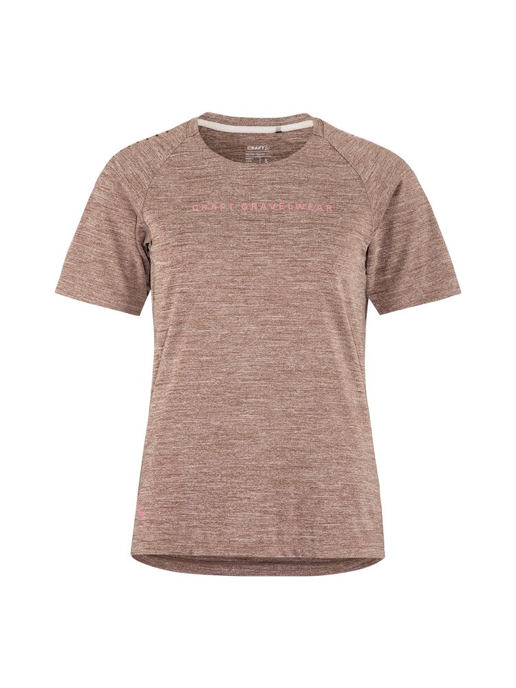 ADV Gravel SS Tee W-Rose Brown