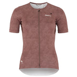 Maillot PRO Gravel SS W-Rose Brown/Multi
