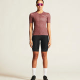 Maillot PRO Gravel SS W-Rose Brown/Multi