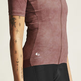 Maillot PRO Gravel SS W-Rose Brown/Multi