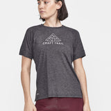 ADV Trail Wool SS Tee W-Black Melange