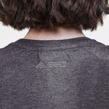 ADV Trail Wool SS Tee W-Black Melange