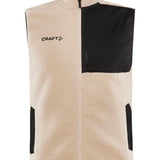 ADV Explore Pile Fleece Vest M-Ecru/Noir