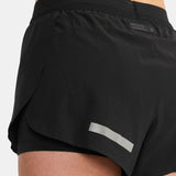 PRO Hypervent Split Shorts 2 W-Black