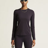 ADV Essence LS Tee 2 W-Dk Plum