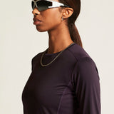 ADV Essence LS Tee 2 W-Dk Plum