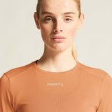 ADV Essence LS Tee 2 W-Apricot