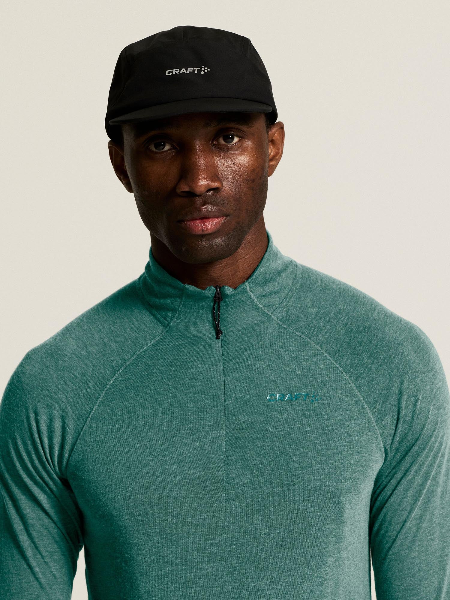 T-shirt à manches longues en laine, taille M - Peridot mélangé