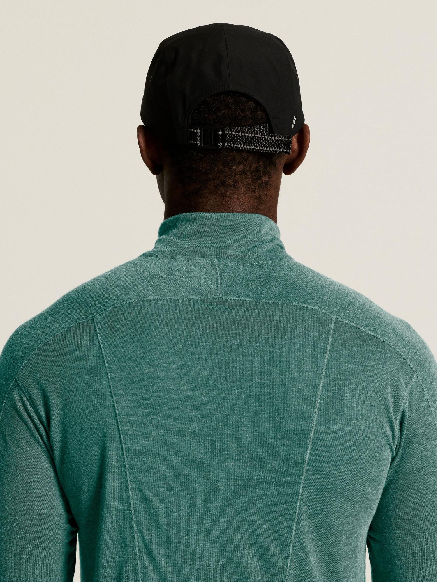 T-shirt à manches longues en laine, taille M - Peridot mélangé