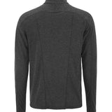Wool LS Tee M-Black Melange