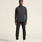 Wool LS Tee M-Black Melange