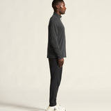 Wool LS Tee M-Black Melange