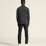 Wool LS Tee M-Black Melange
