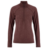 Wool LS Tee W-Dk Fig/Melange