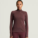 Wool LS Tee W-Dk Fig/Melange