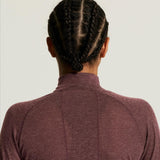 Wool LS Tee W-Dk Fig/Melange