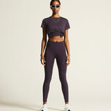 CORE Essence SS Tee 2 W-Dk Plum