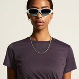 CORE Essence SS Tee 2 W-Dk Plum