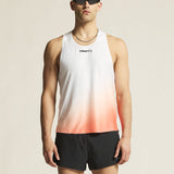 Race Day Singlet M-White/Multi