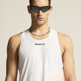 Race Day Singlet M-White/Multi